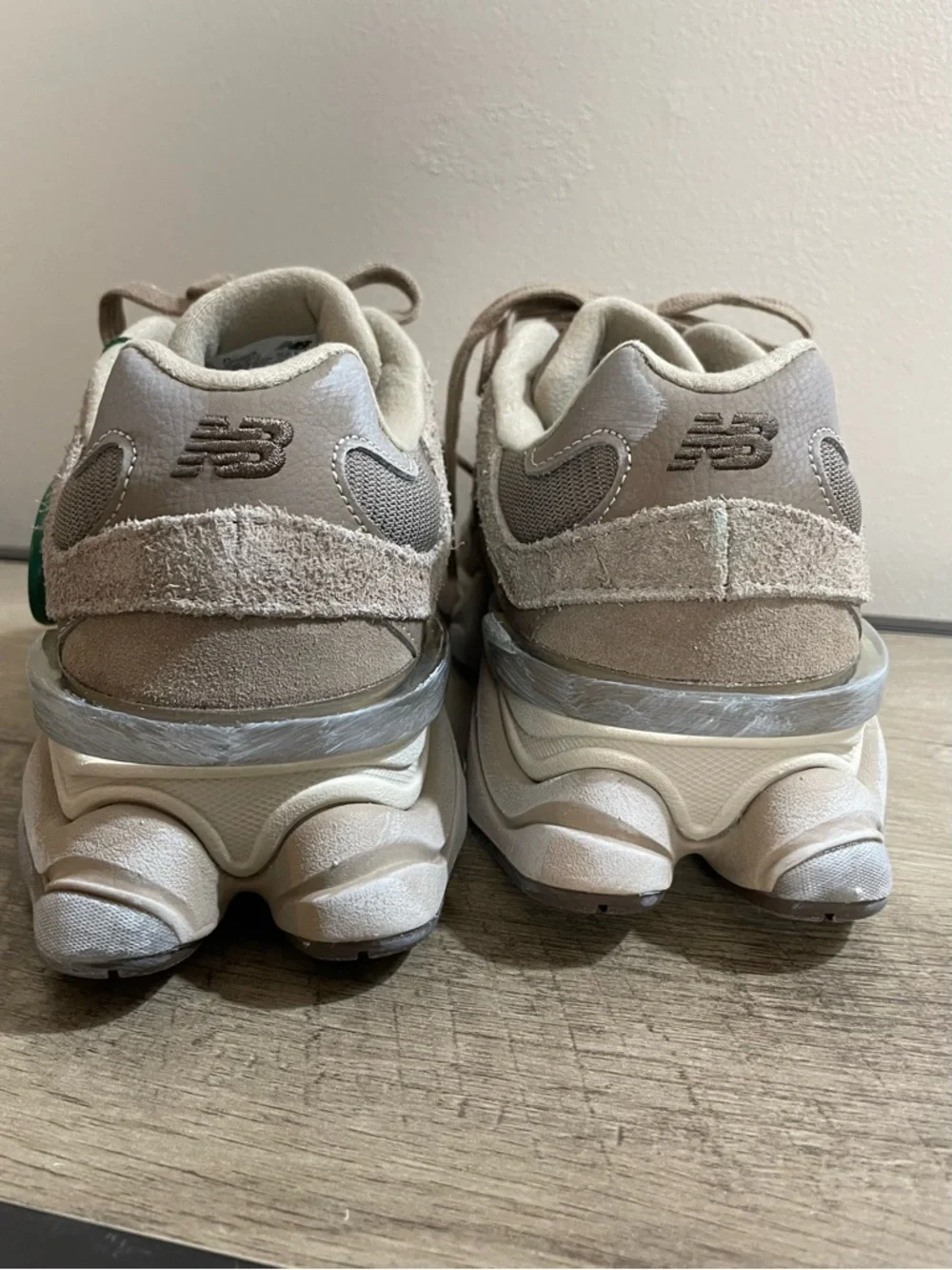 Men's NEW BALANCE 9060 PB Mushroom Timberwolf ABZORB SBS Running SNEAKERS 7.5 - Picture 5 of 8